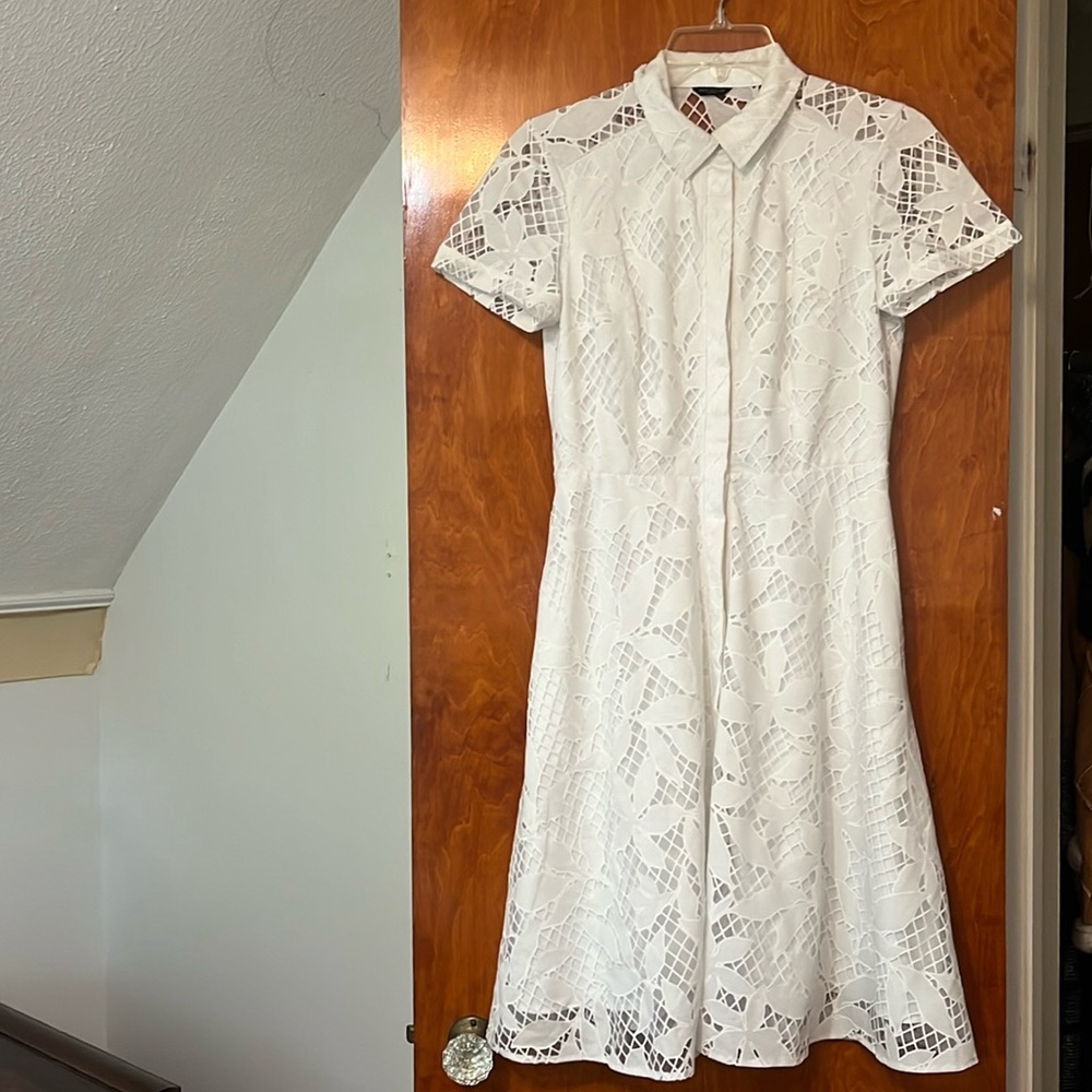 Ann Taylor 2P Button Down Collared Dress